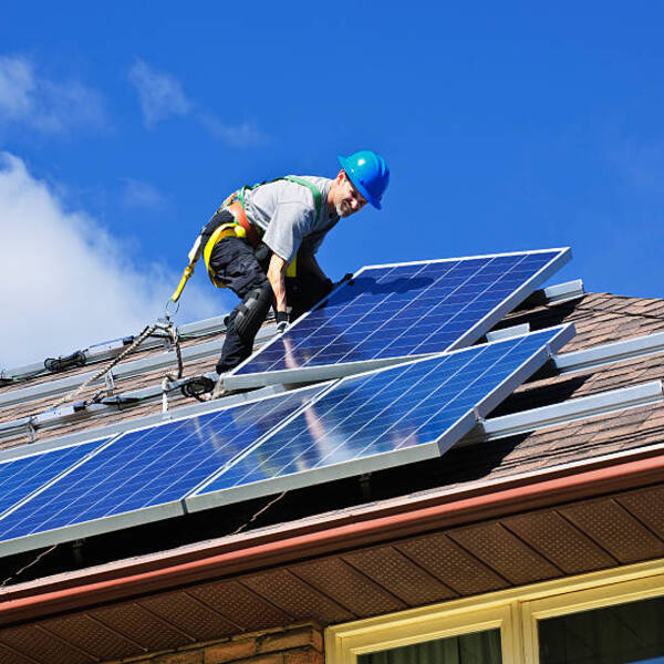 aksharam solar panel installation