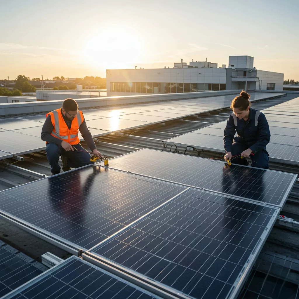 Commercial Solar Panel System: Powering Business Growth with Aksharam Solar Energy